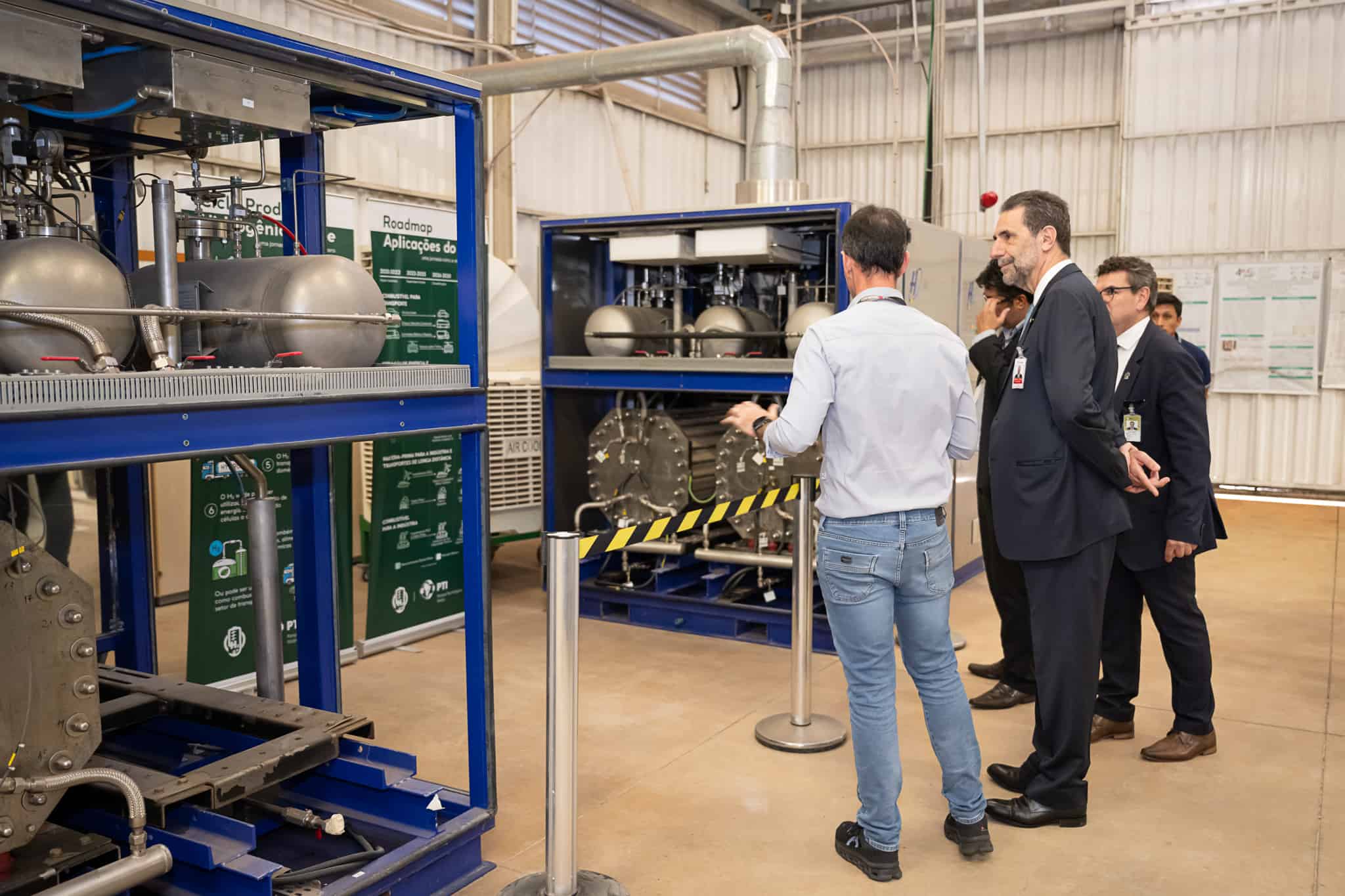 Visita diretor da Itaipu no PTI-BR Visita diretor da Itaipu no PTI-BR