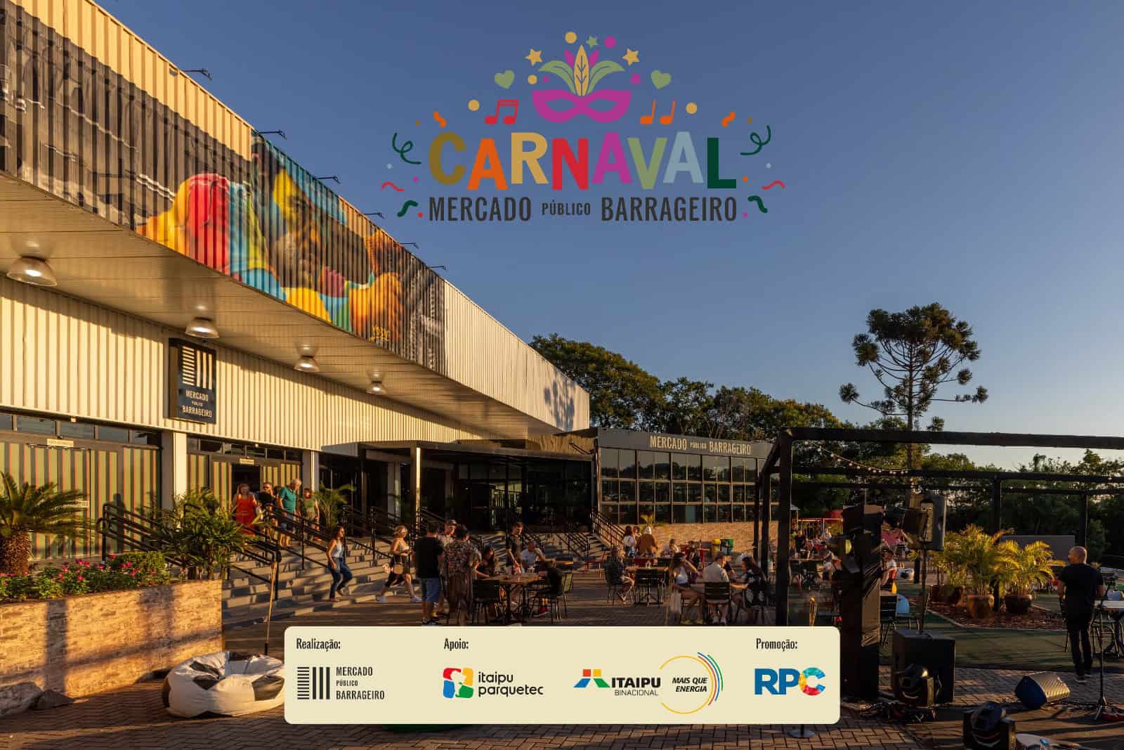 Começa na próxima sexta feira (28) a programação do 1° Carnaval do Mercado Público Barrageiro