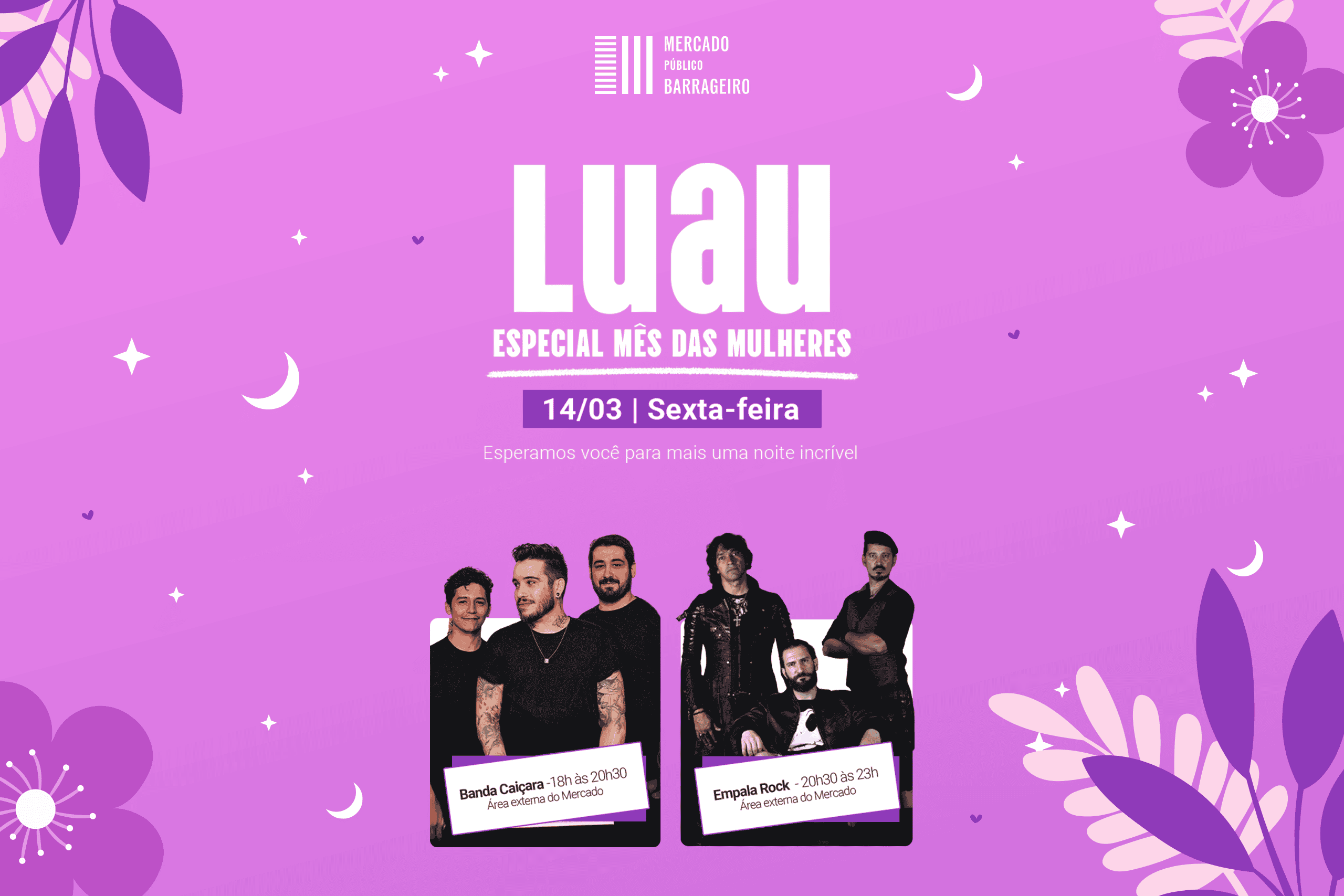 A2350 BANNER Arte para Luau do Mês da Mulher