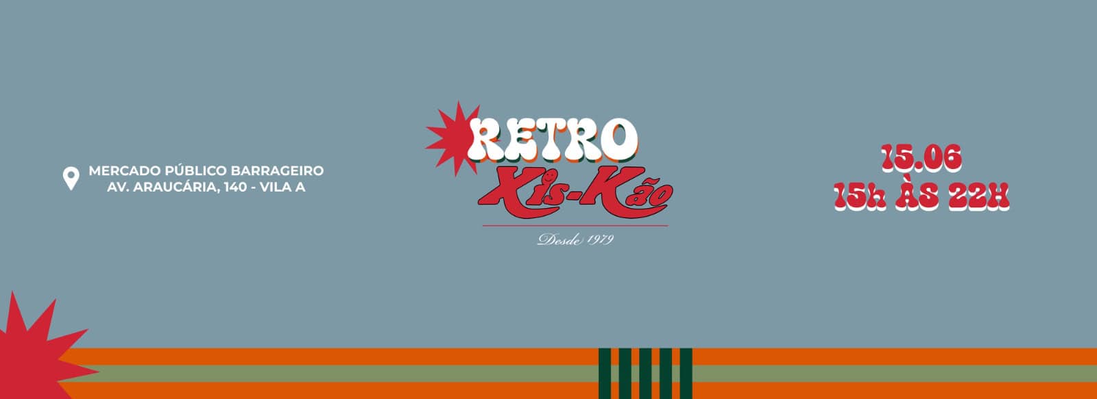 Volta ao tempo: 2º RetroFest do Mercado Público homenageia o XisKão.