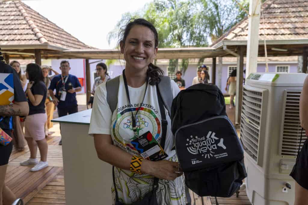 Professora da Unespar, Cassiana Baptista Metri. Foto: Kiko Sierich/Itaipu Parquetec