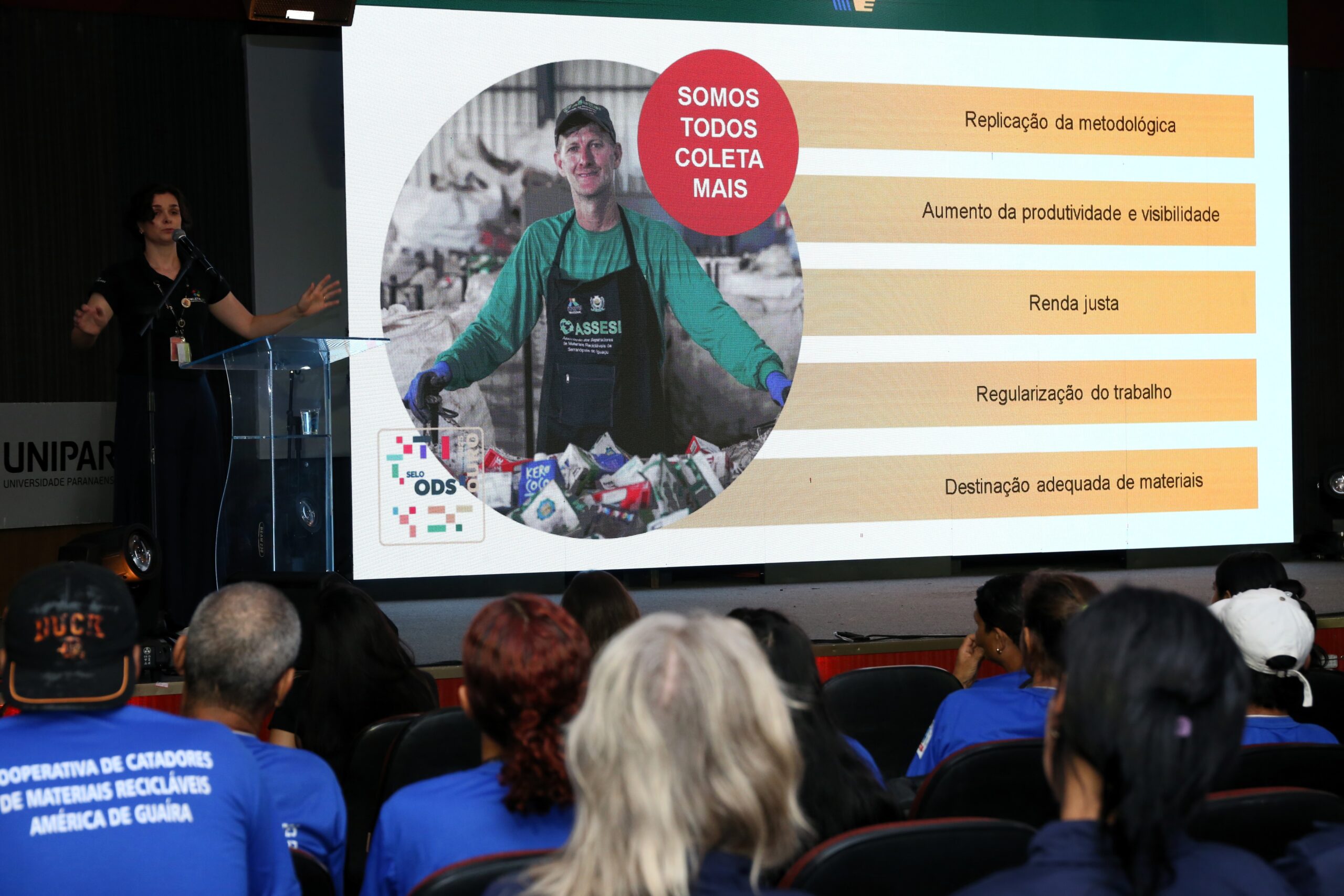 Itaipu e Itaipu Parquetec mobilizam catadores em série de encontros no Oeste do Paraná.