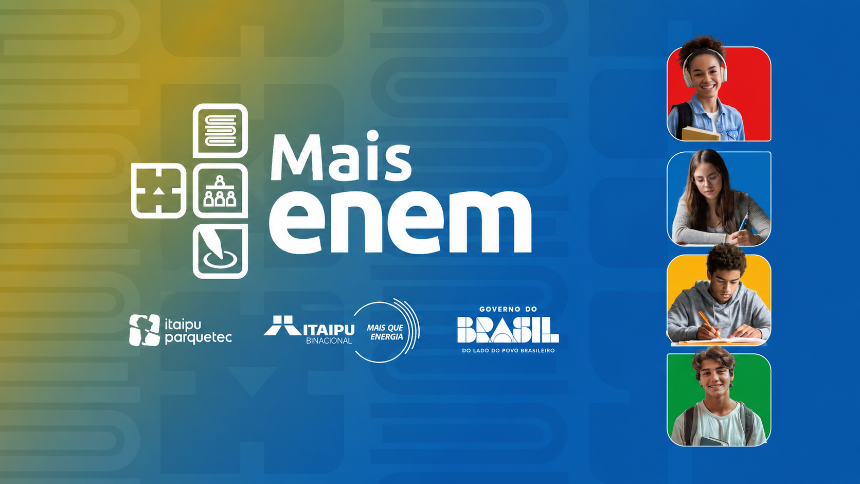 Estão abertas as inscrições para o +ENEM com até 12 mil vagas gratuitas para estudantes da rede pública do Paraná